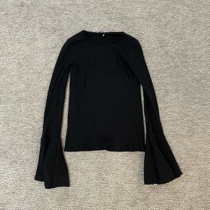 ZARA open sleeve black